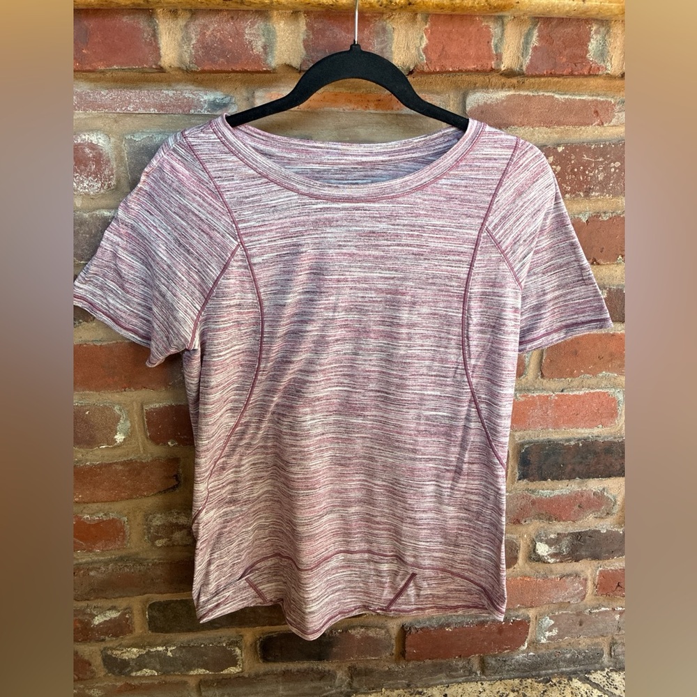 Lululemon Women's Heathered Pink Top